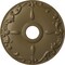 Ekena Millwork Kent Ceiling Medallion (Fits Canopies up to 5"), 18"OD x 3 1/2"ID x 1 1/4"P, Mississippi Mud CM18KEMMF - alternate 1
